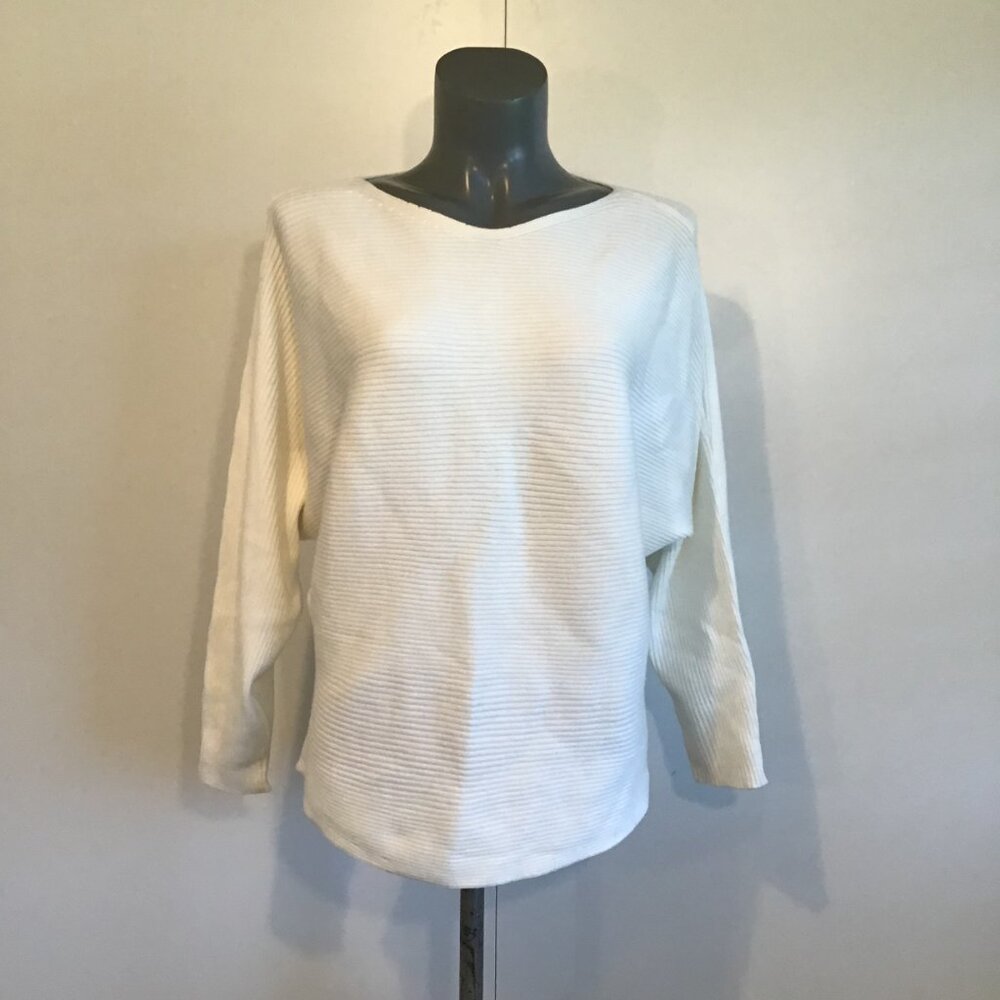 Bailey Ribbed Dolman Sleeve Top Size M